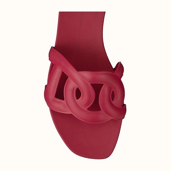 Hermes Aloha Sandals Rose Baie - Picture 5 of 6